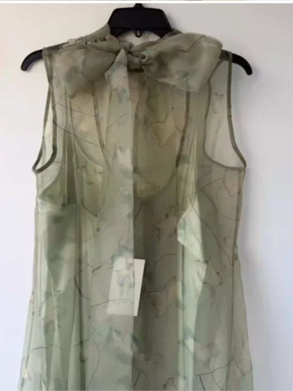 STAUD Albee Maxi Dress Gown in Botanical Moss Green - Picture 8 of 10